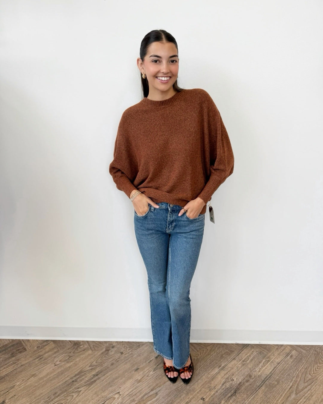 Tulan Knit Toplong sleeve knit