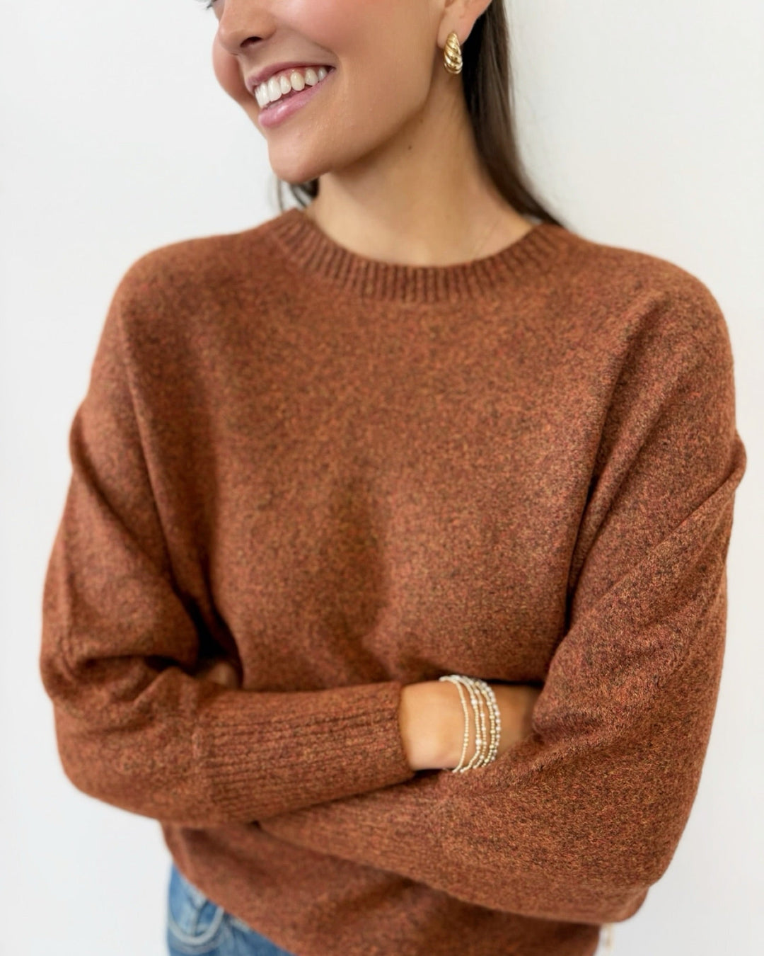 Tulan Knit Toplong sleeve knit