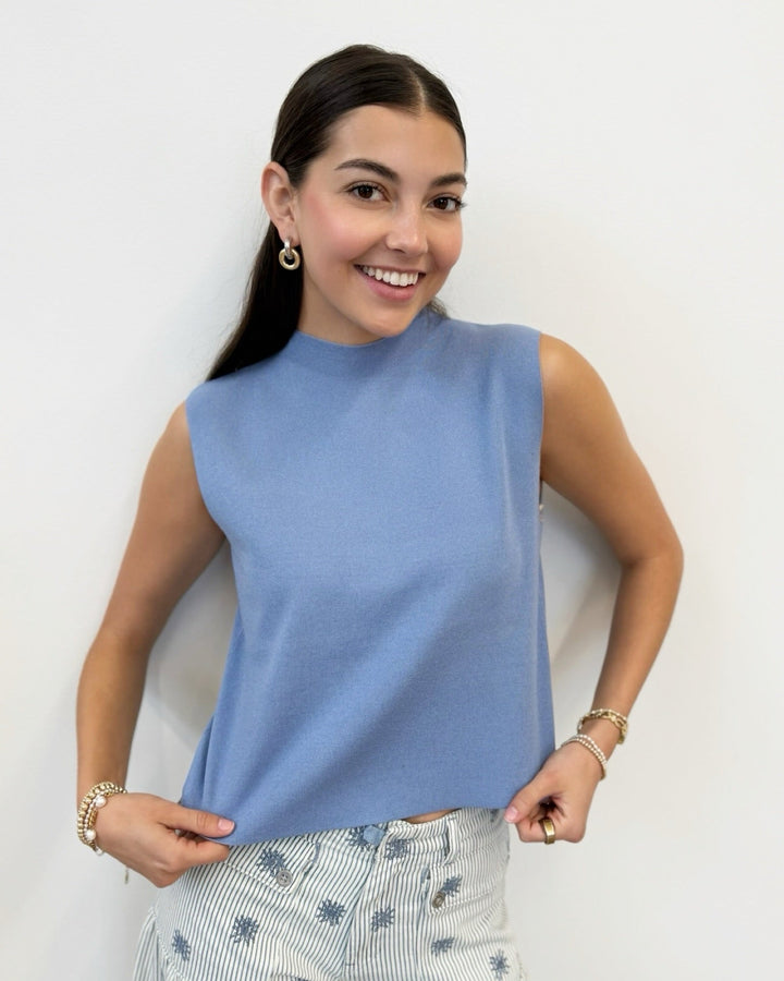 Tulan Sleeveless Knit Topsleeveless knit