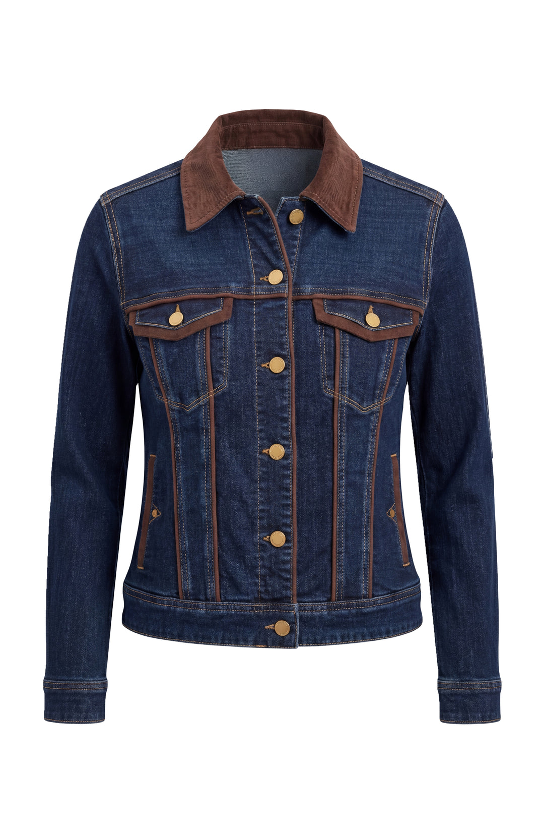 Liverpool Classic Trucker Jacket with Velvet Detailing
