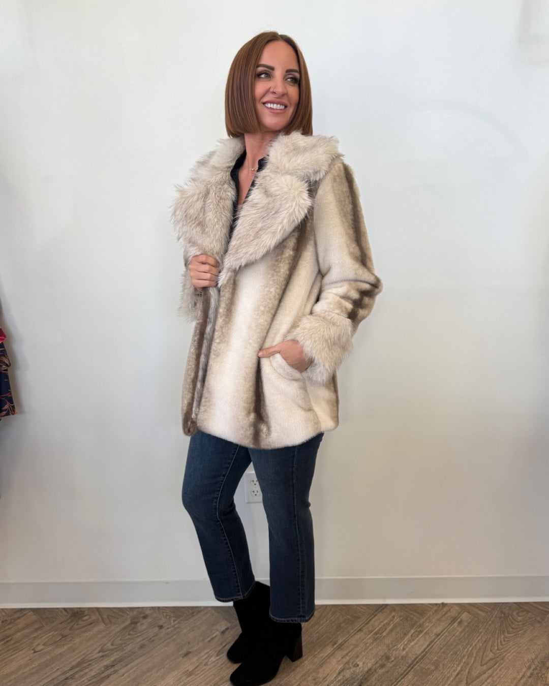 Valetta Faux Fur Coatfaux fur coat