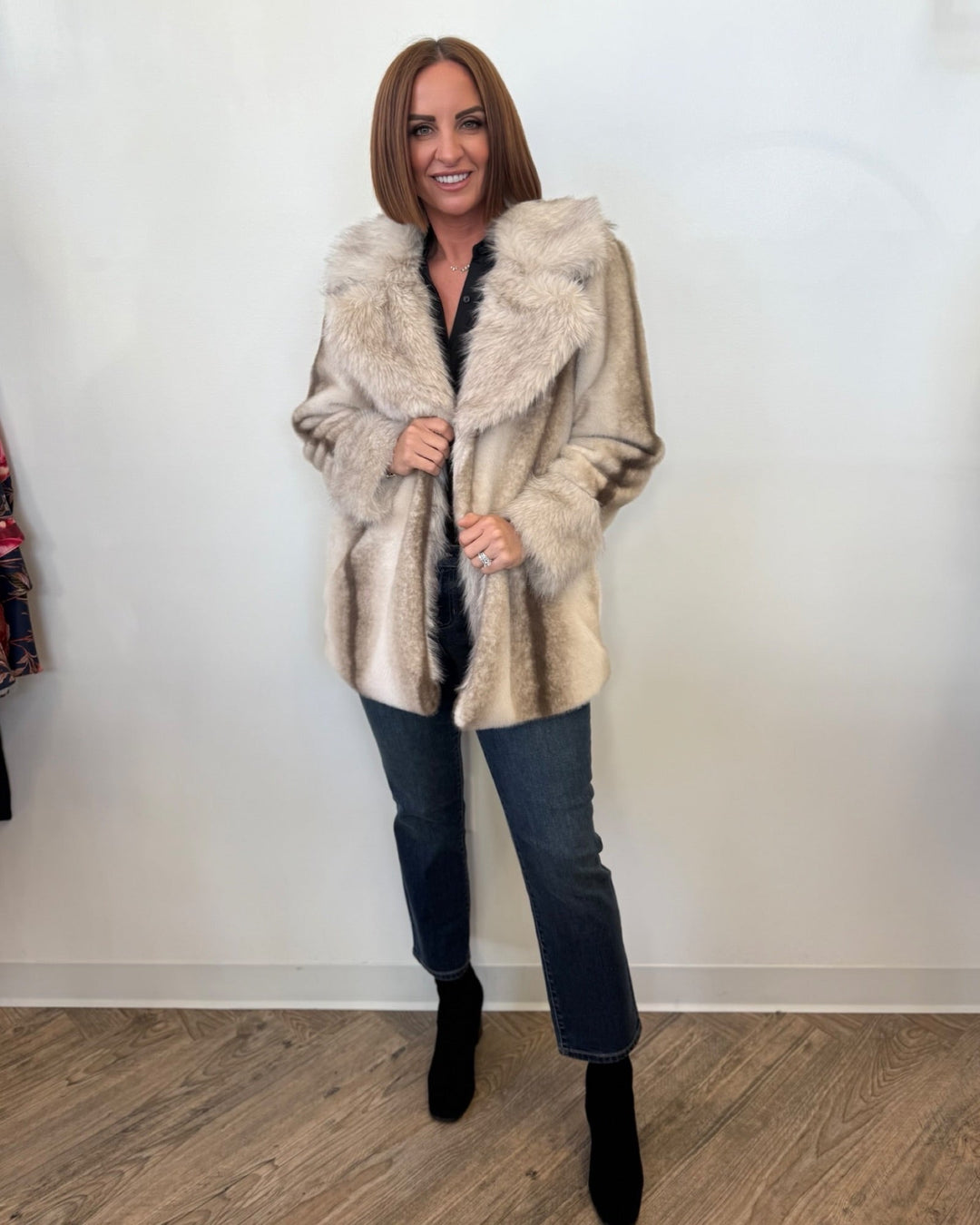 Valetta Faux Fur Coatfaux fur coat