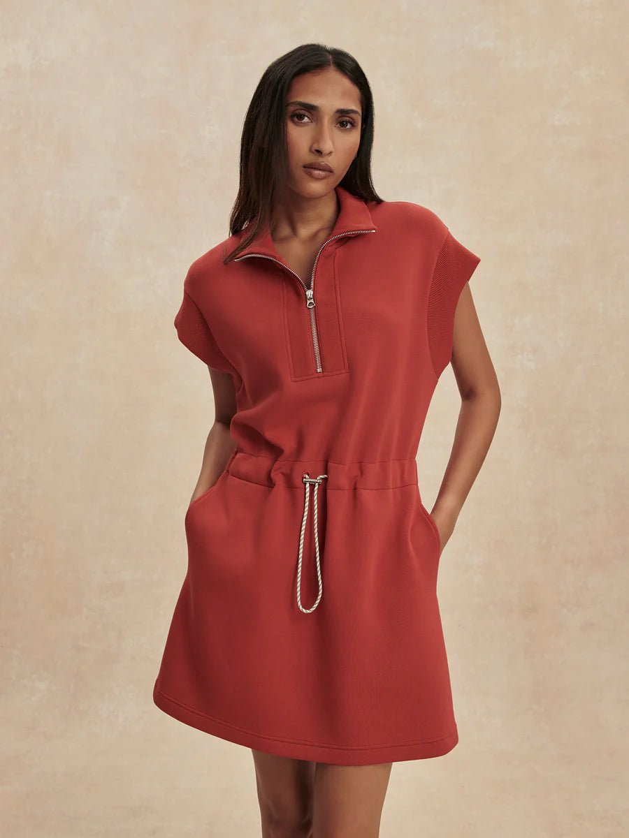 Varley Avaya Half Zip Dressactive dress