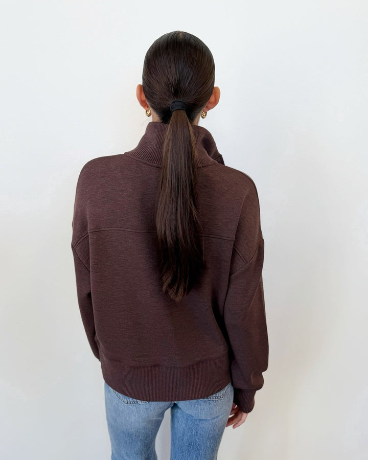 Varley Bronya Button Placket Sweatshirtsweatshirt