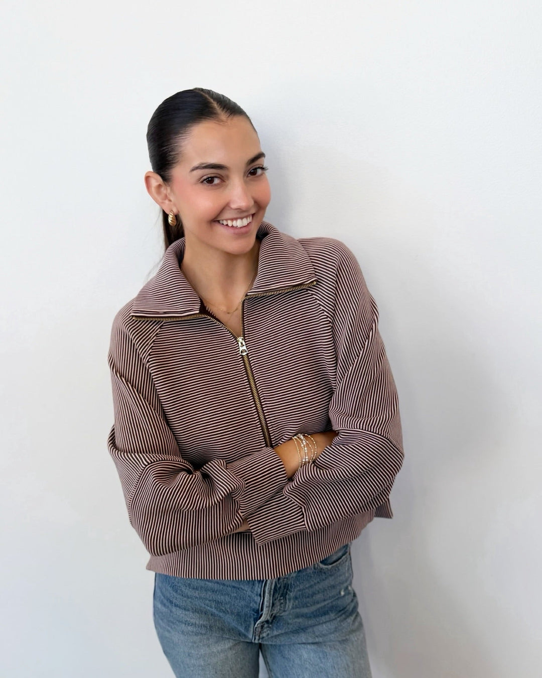 Varley Milano Half Zip Sweatshirtlong sleeve pullover