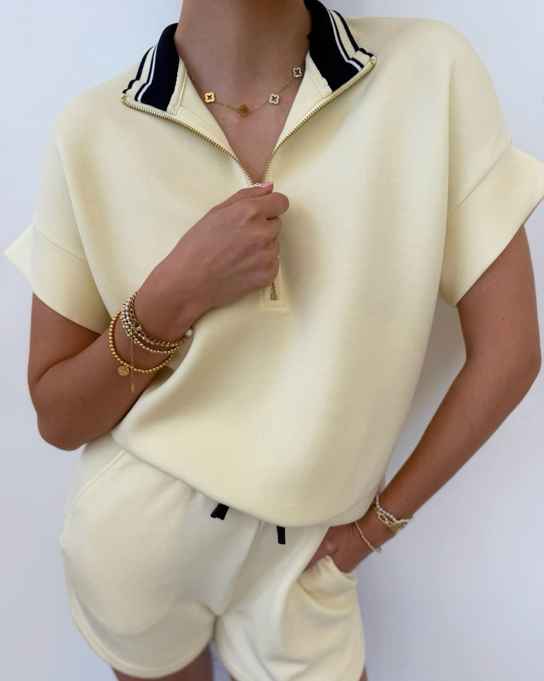 Varley Ritchie Short Sleeve Sweatshirt 2.0short sleeve top