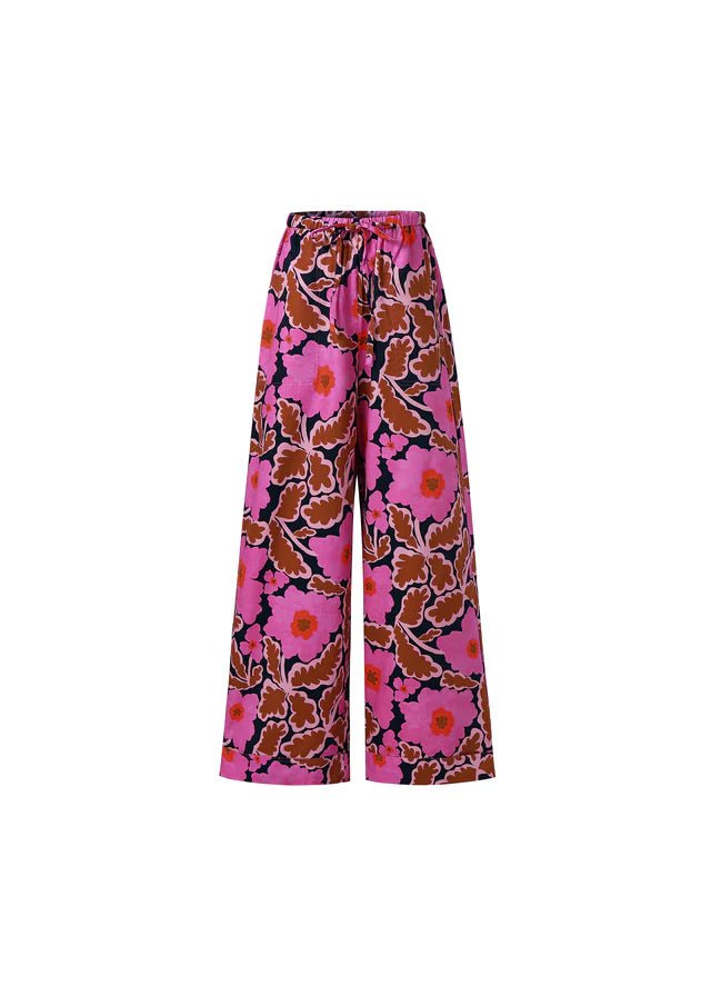 Vitoria Printed Wide Leg Pantpull on pant