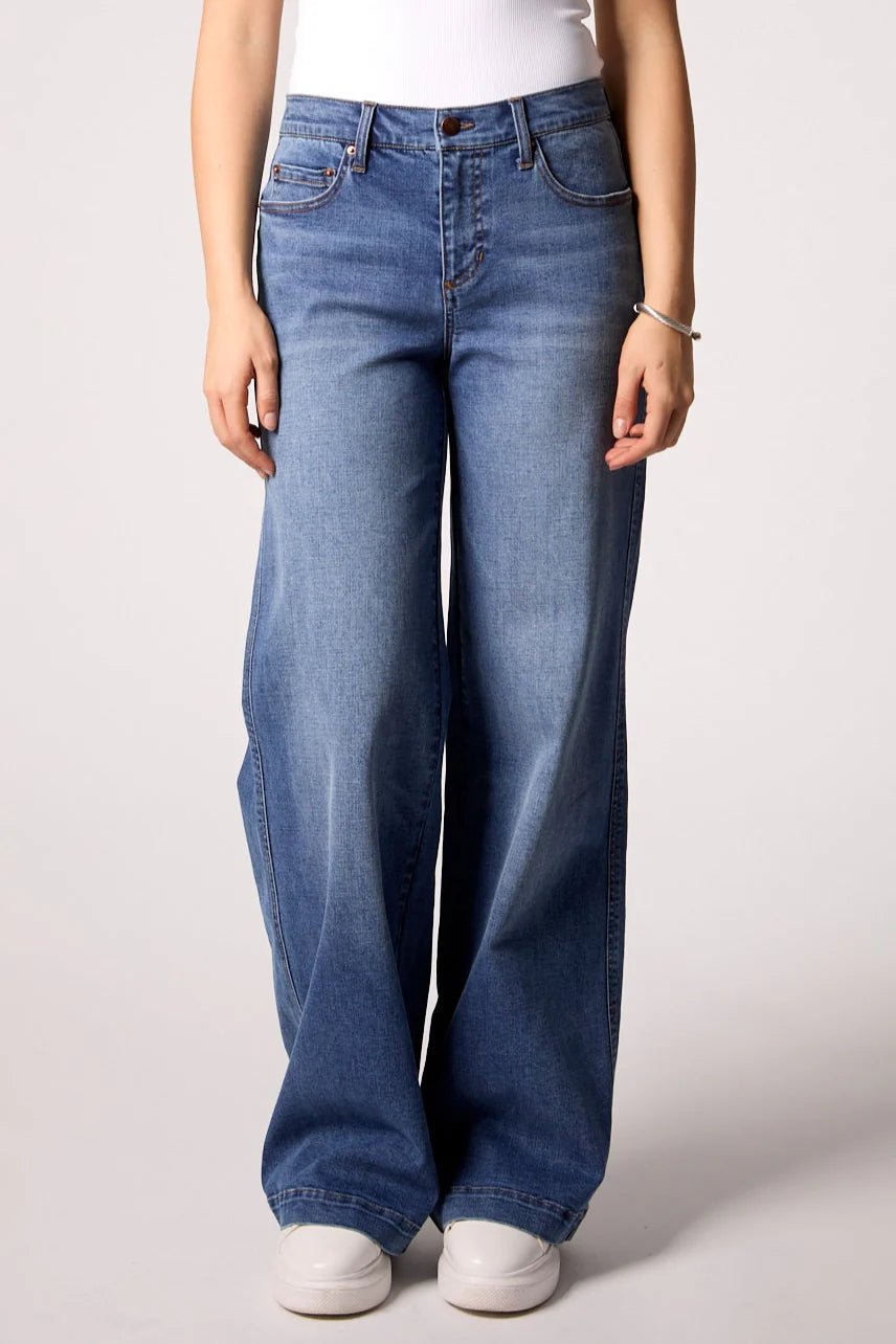Waverly Mid Rise Wide Leg Jeanwide leg jeans