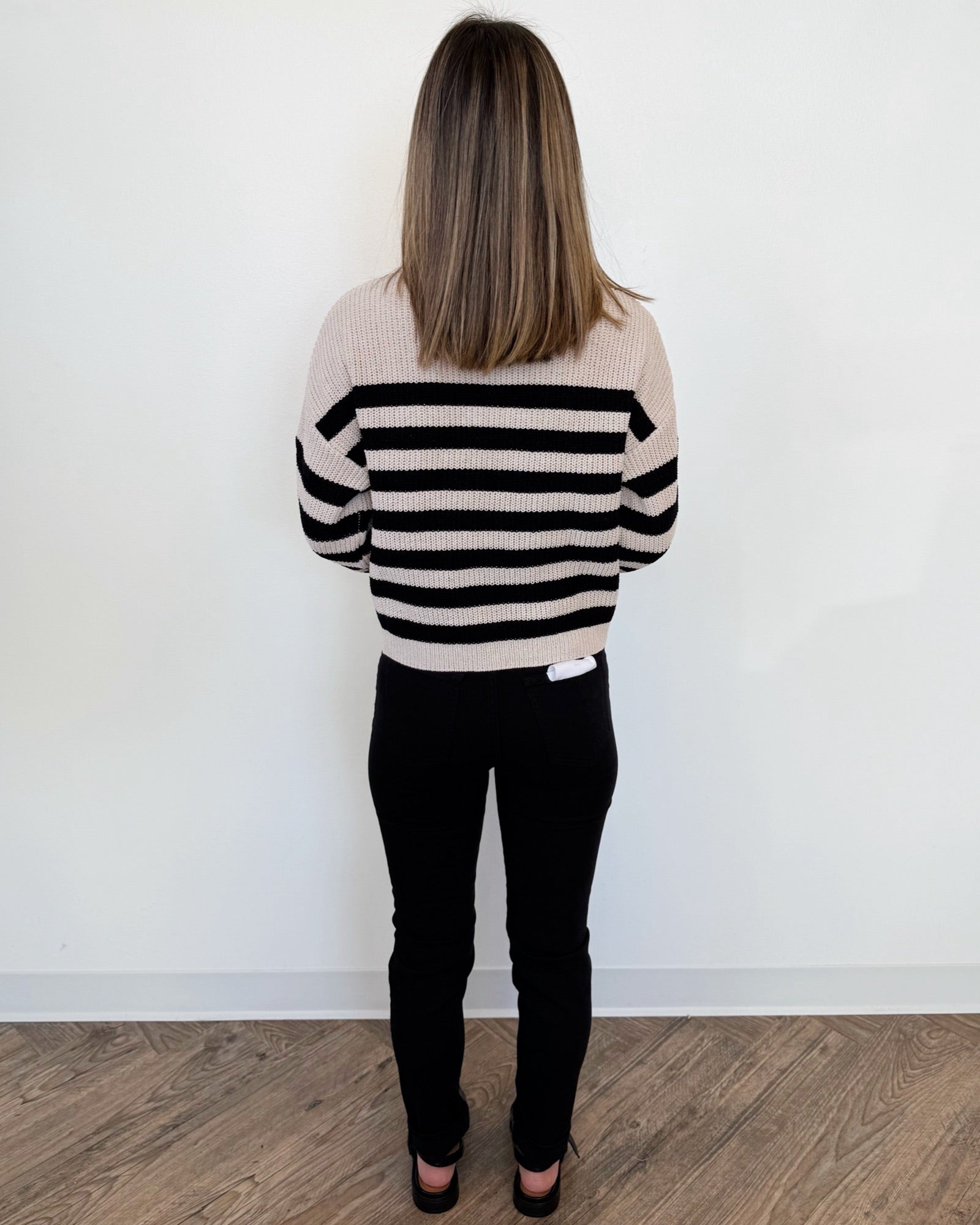 Willa Stripe Turtle Neck Sweatersweater