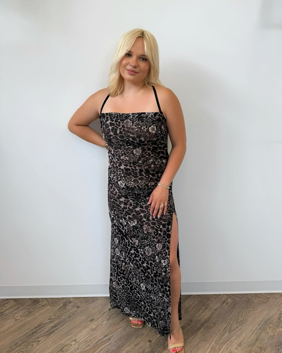Willow Printed Slip DressDress