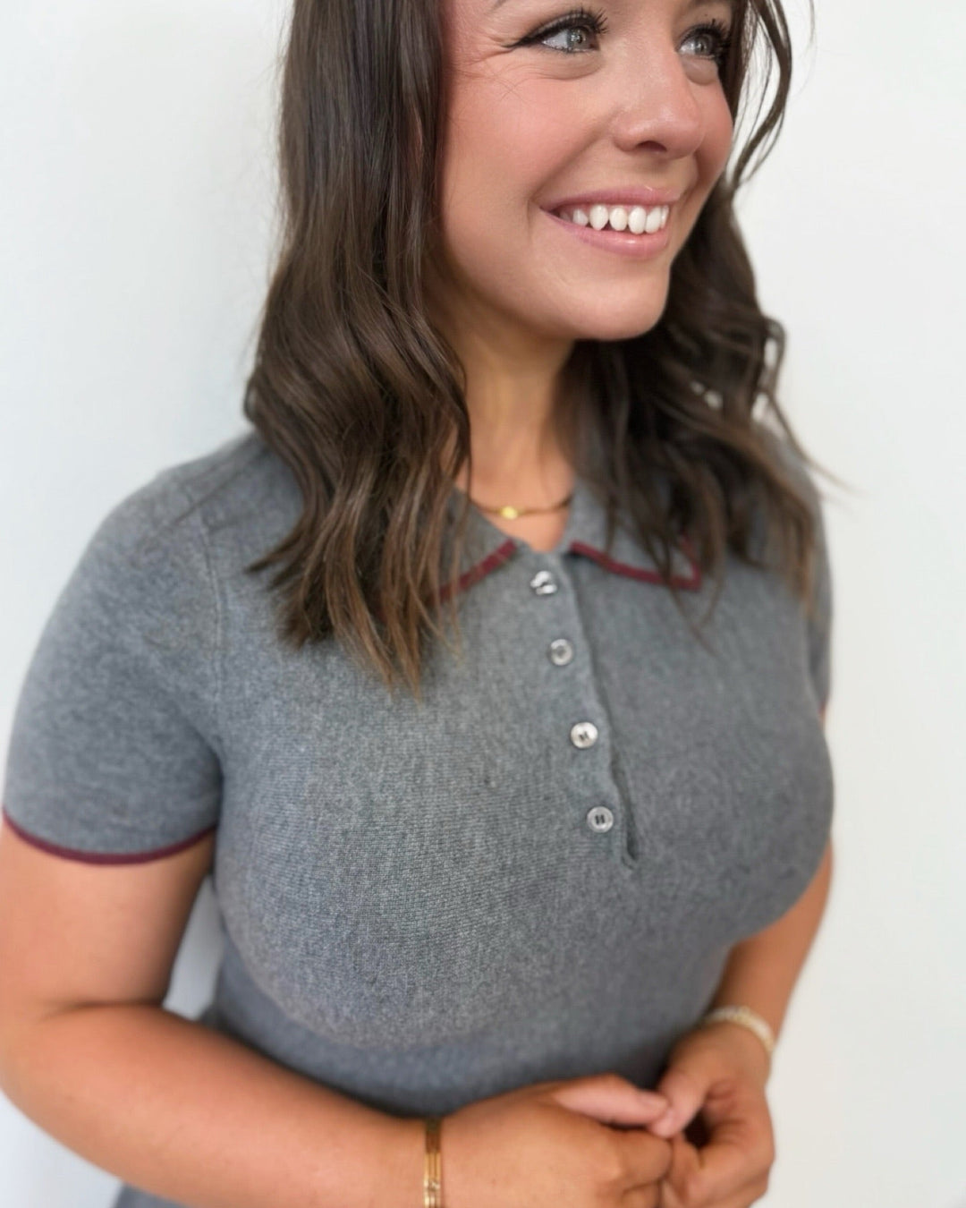 Winnie Short Sleeve Knit Mini DressDress