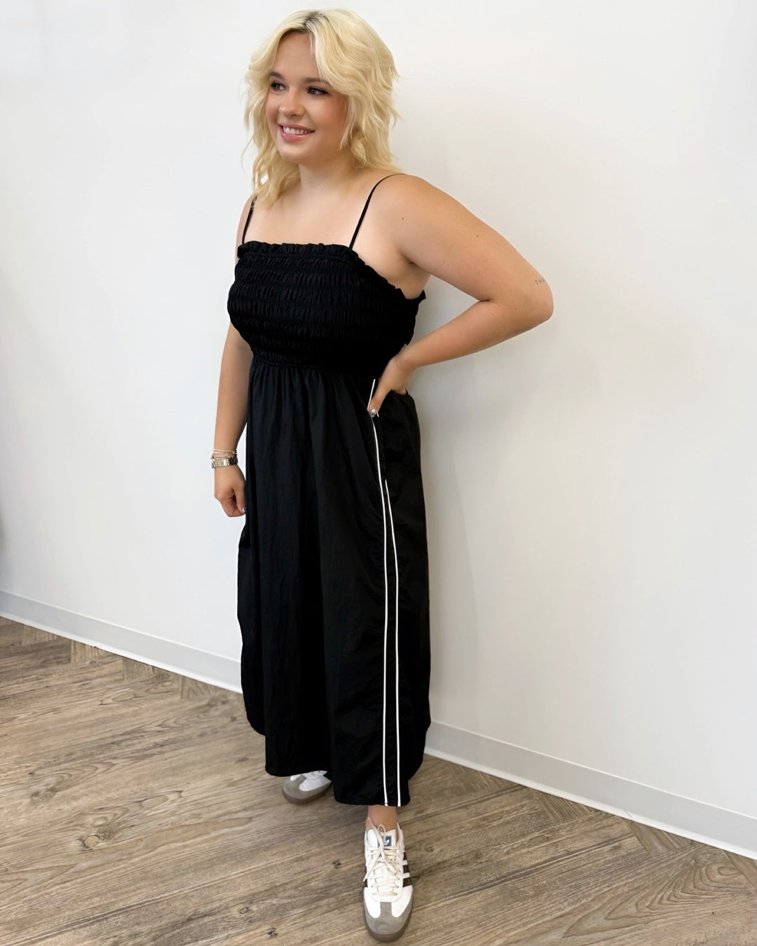 Xavier Striped Sporty Maxi DressDress