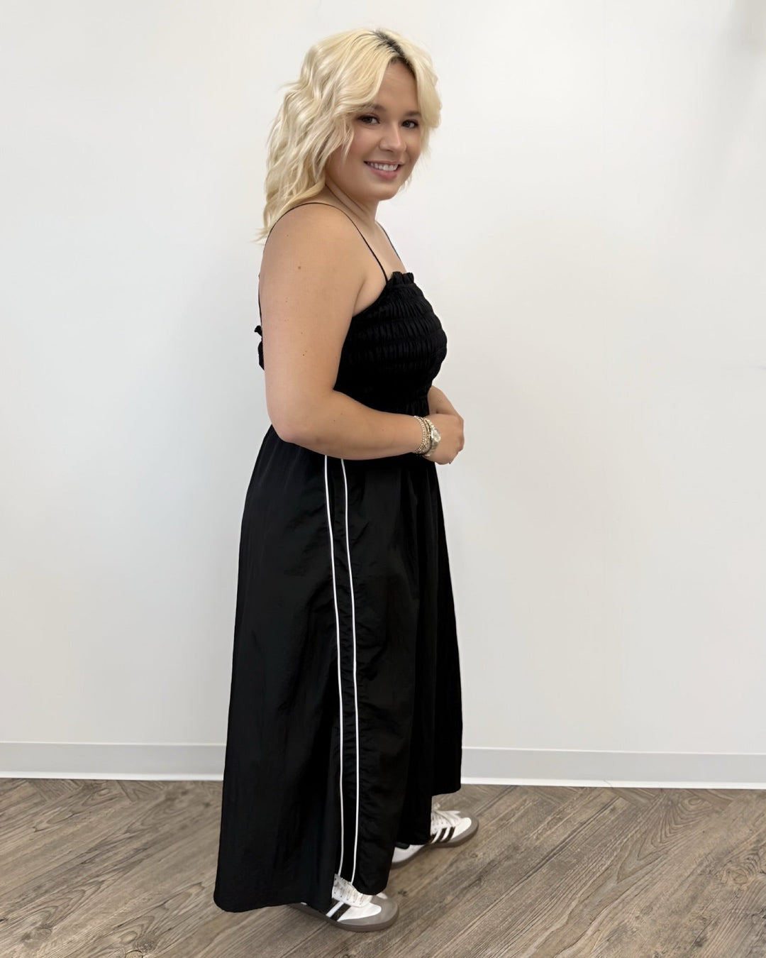 Xavier Striped Sporty Maxi DressDress