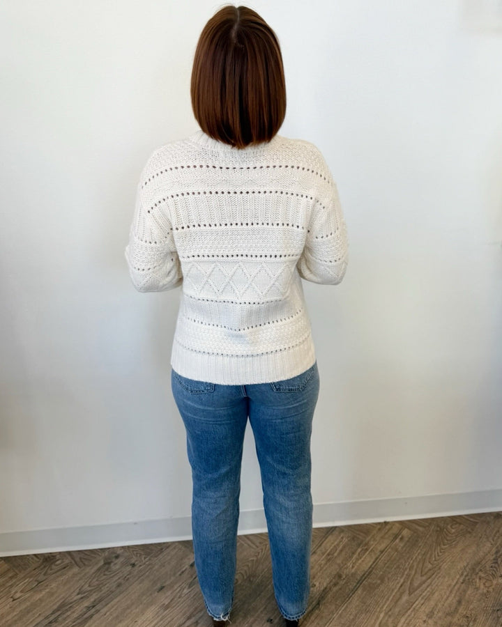 Yelena Cable Knit Sweatersweater