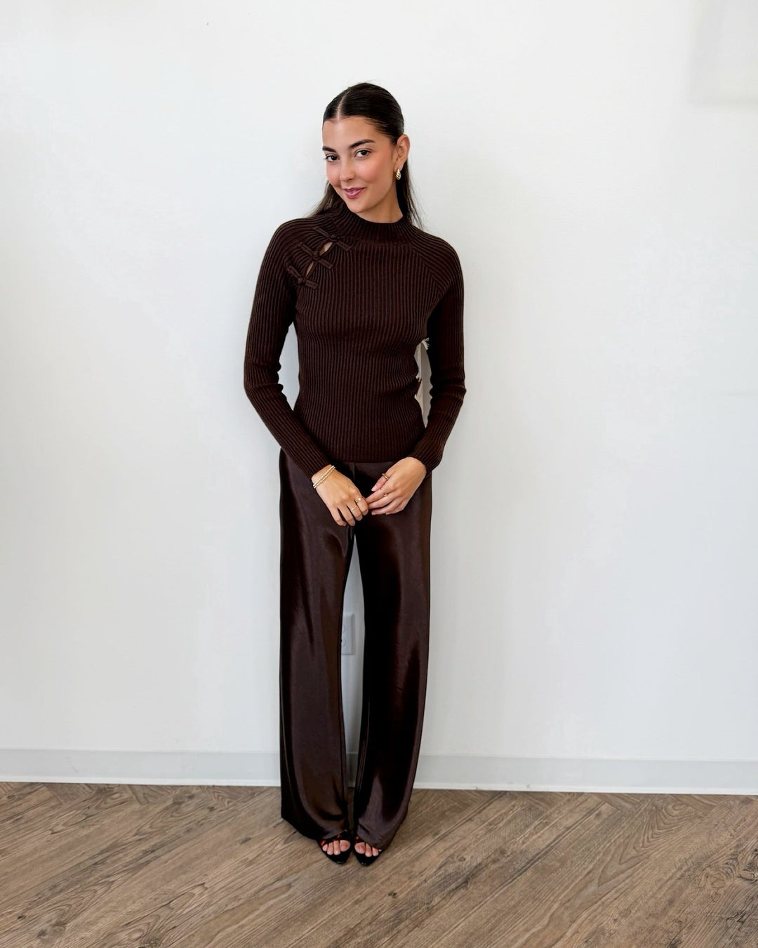 Yin Long Sleeve Ribbed Toplong sleeve top