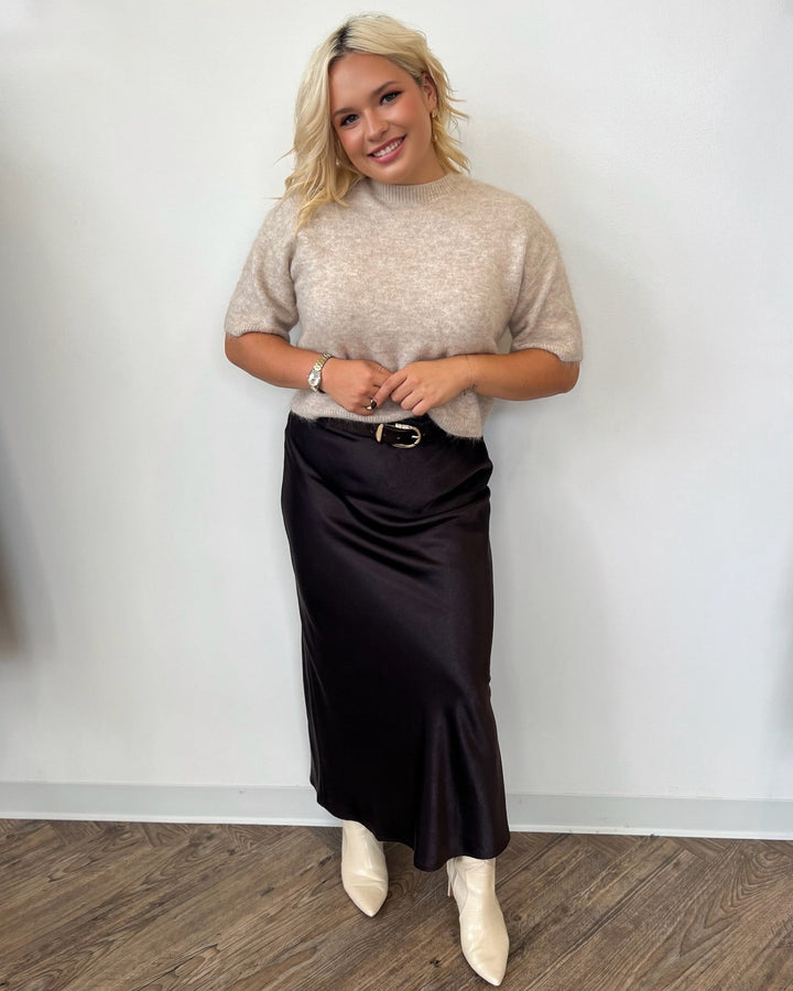 Ysabel Maxi Slip Skirt