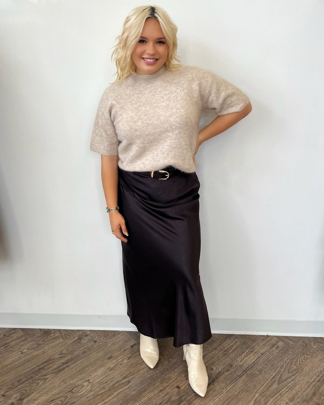 Ysabel Maxi Slip Skirt