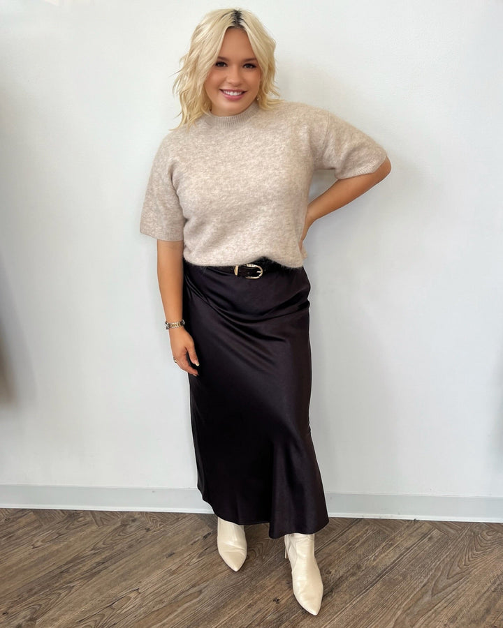 Ysabel Maxi Slip Skirt
