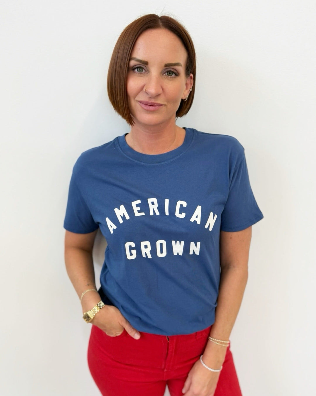 Z Supply American Boyfriend Teegraphic tee