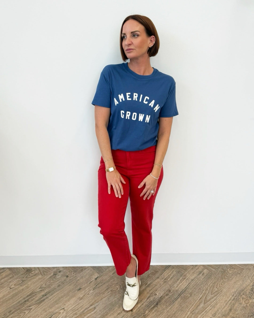 Z Supply American Boyfriend Teegraphic tee