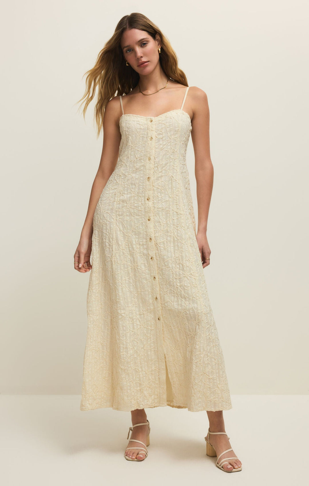 Z Supply Angel Eyes Textured Midi DressMidi Dress