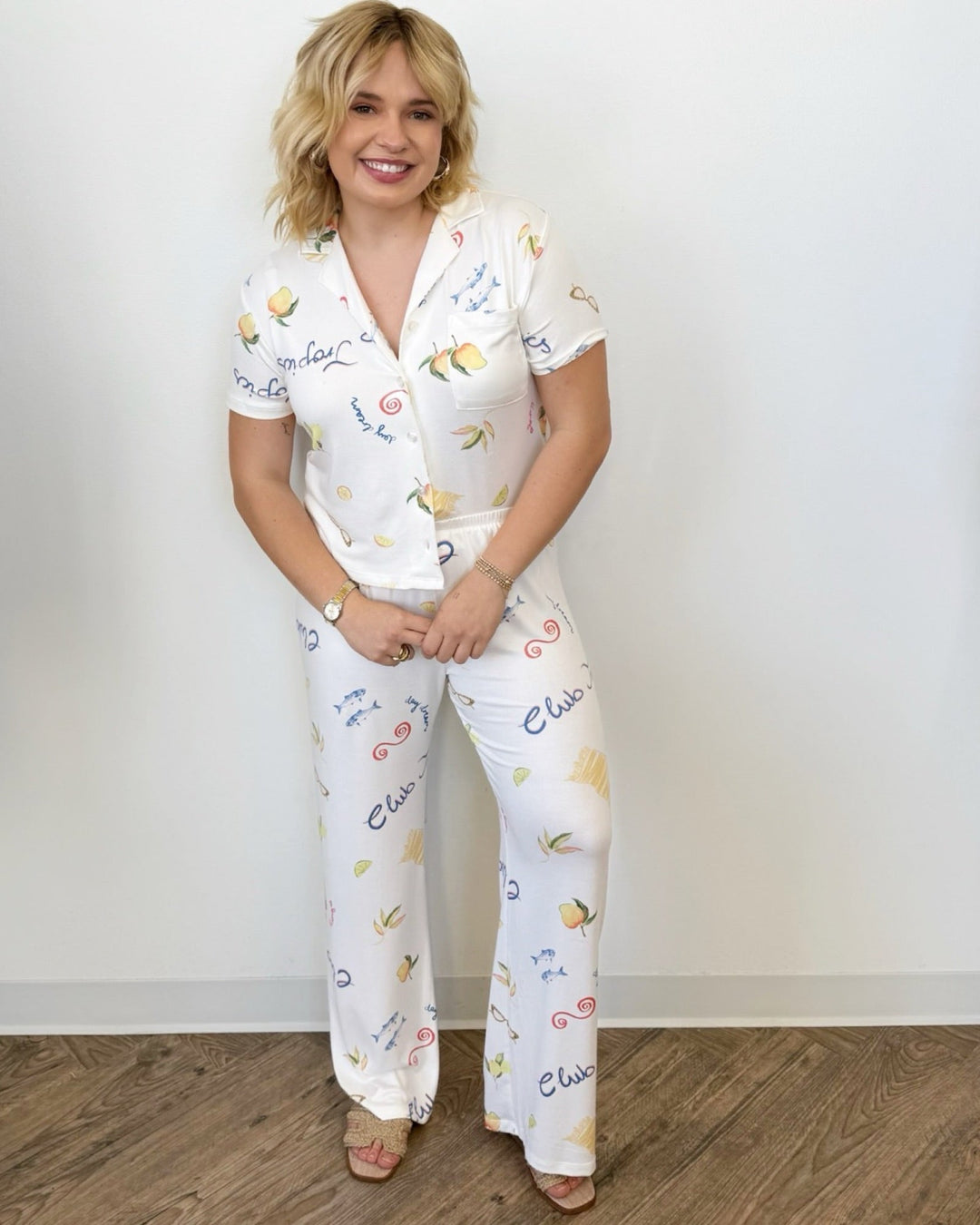 Z Supply Beach Days PJ Toplounge top