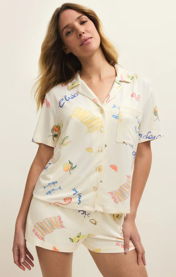 Z Supply Beach Days PJ Toplounge top