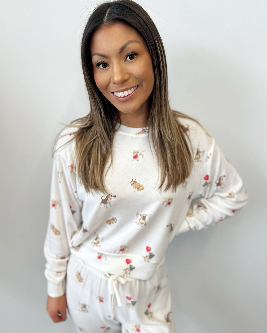 Z Supply Bisous Love Pup Toplounge top