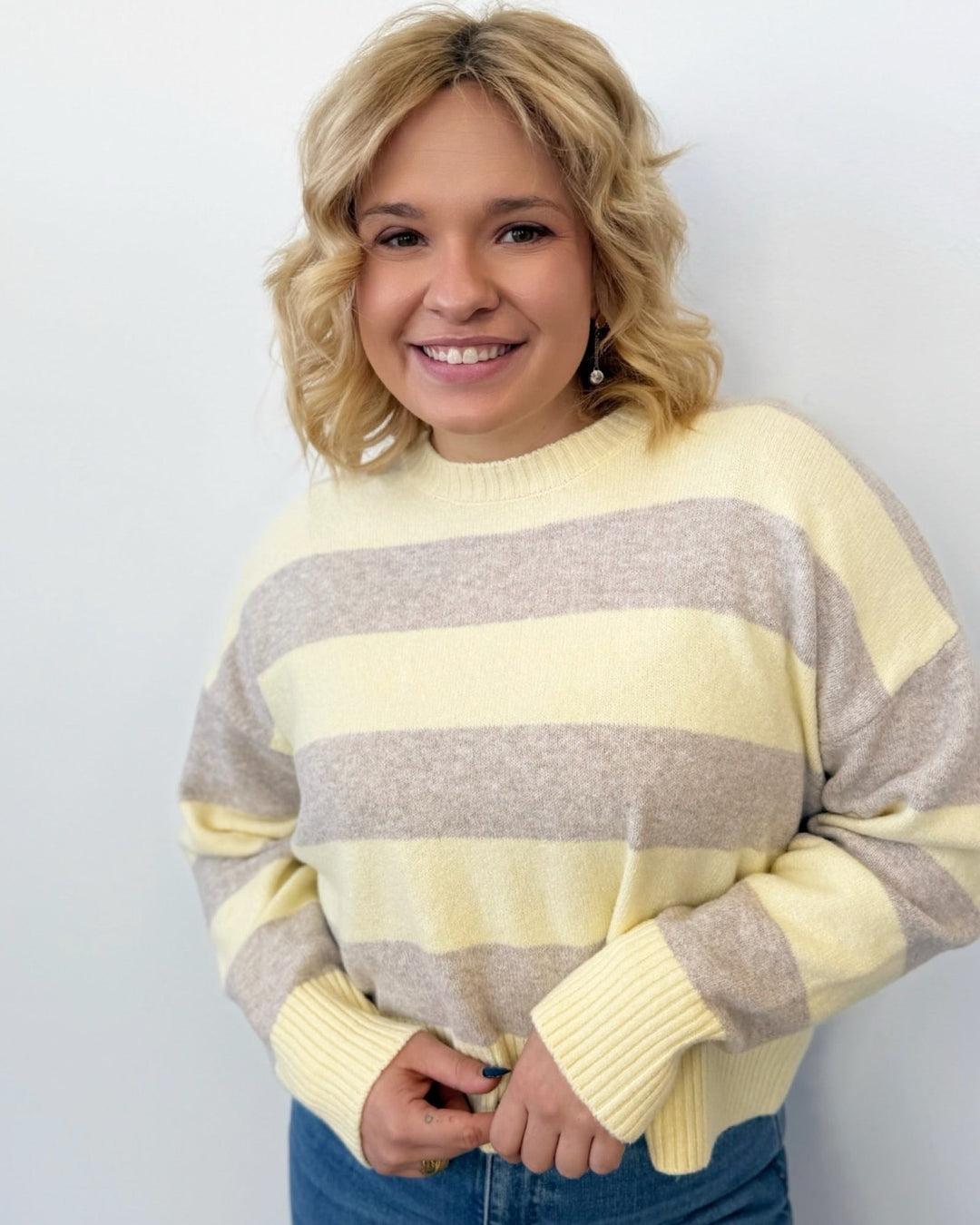 Z Supply Cirrus Cozy Stripe Sweaterlong sleeve knit