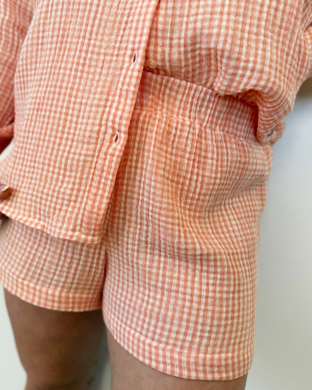 Z Supply Classic Gingham Shortlounge short