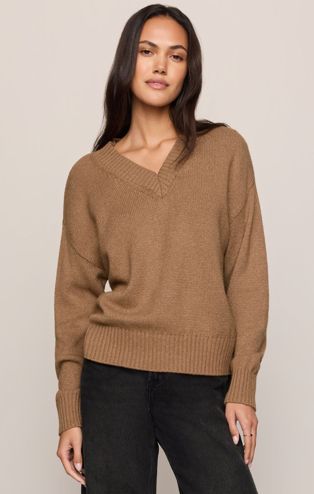 Z Supply Cloud Spun V-neck Sweaterlong sleeve knit