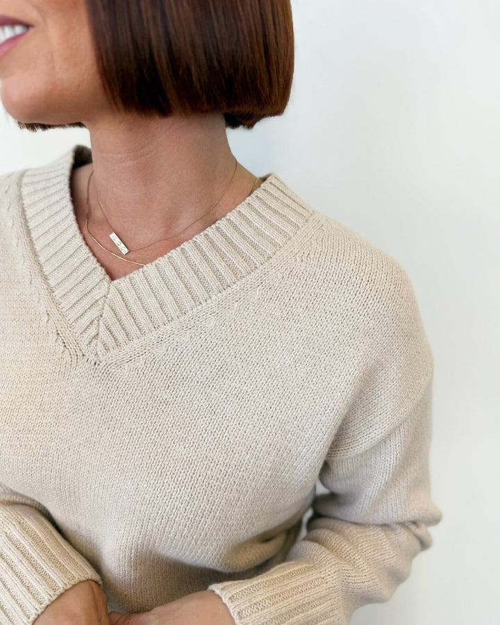 Z Supply Cloud Spun V-neck Sweaterlong sleeve knit