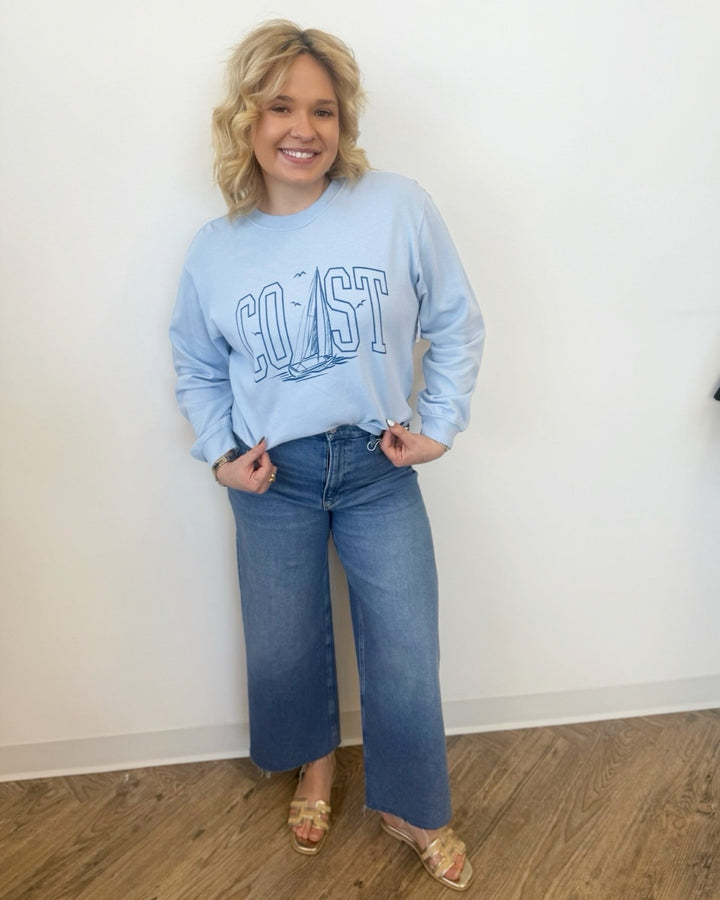 Z Supply Coast Boyfriend Sweatshirtsweatshirt