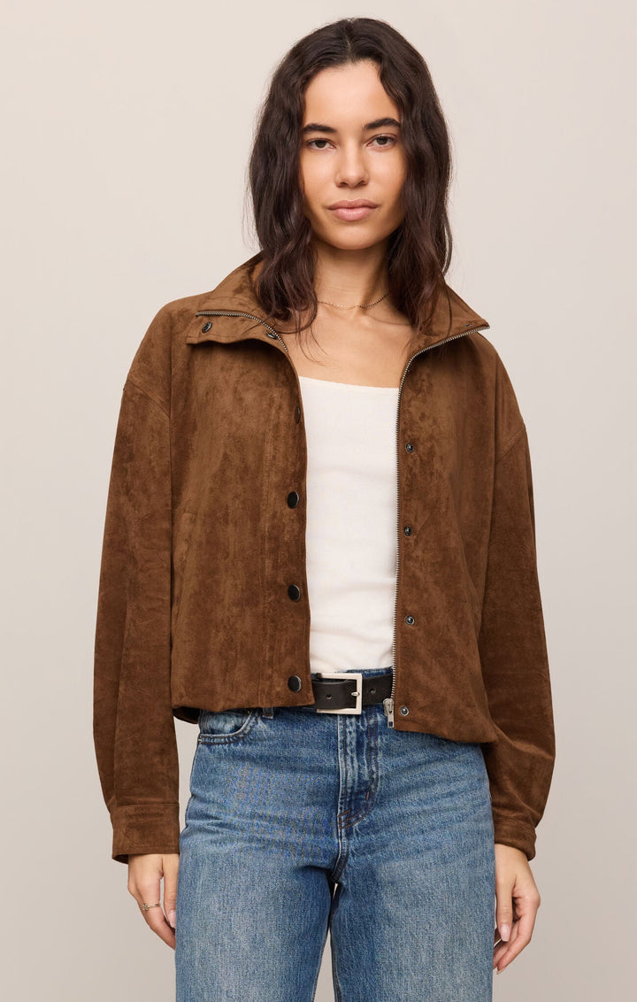 Z Supply Corin Bubble Hem Jacketjacket