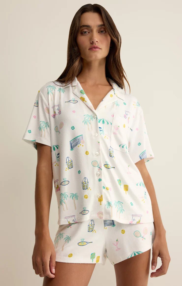 Z Supply Court Sports PJ Toplounge top