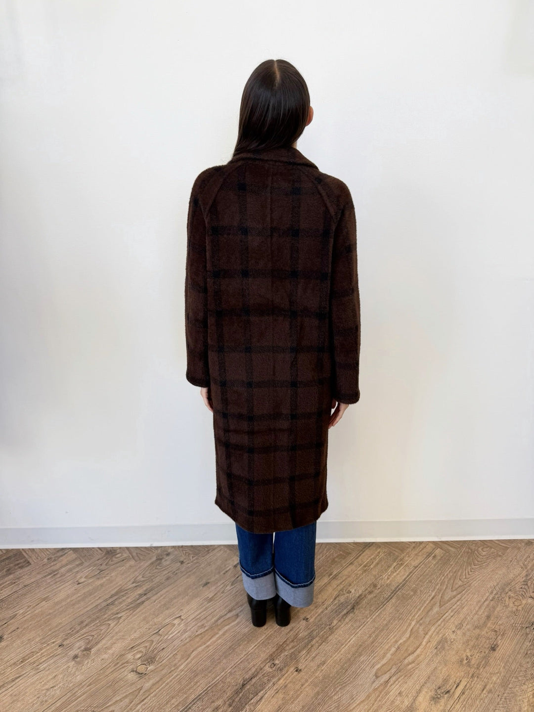 Z Supply Crosby Plaid Cocoon Coatjacket