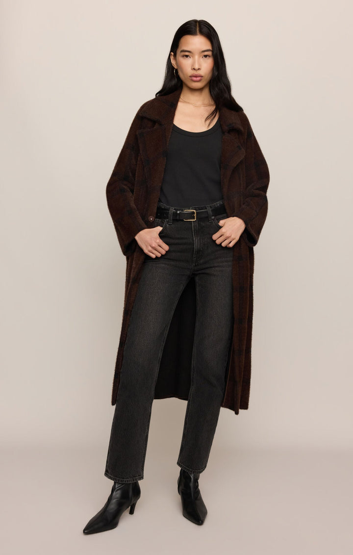 Z Supply Crosby Plaid Cocoon Coatjacket