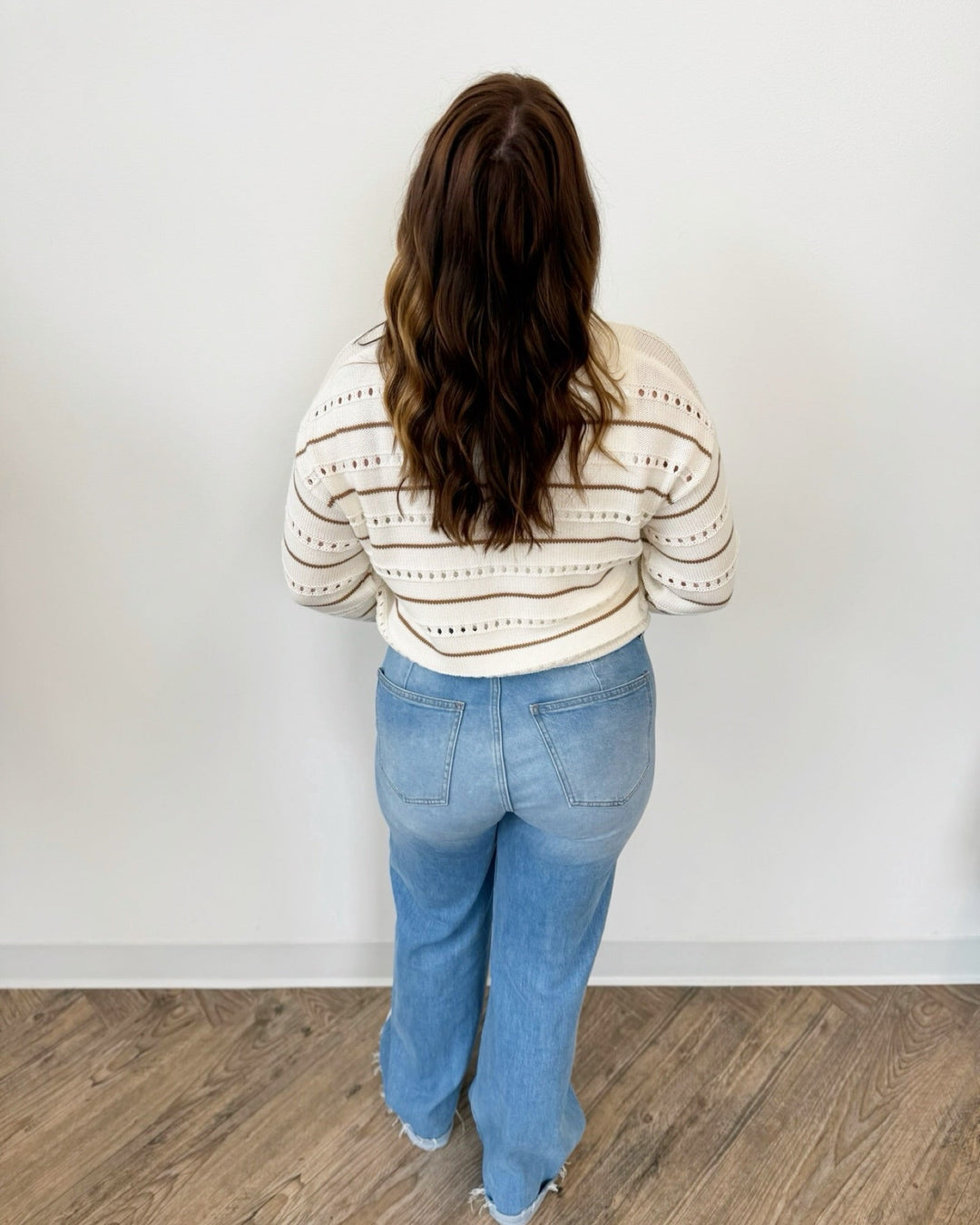 Z Supply Darby Stripe Sweaterlong sleeve knit