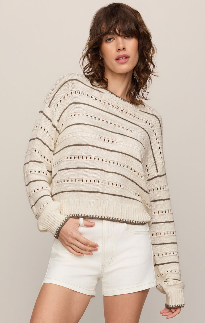 Z Supply Darby Stripe Sweaterlong sleeve knit