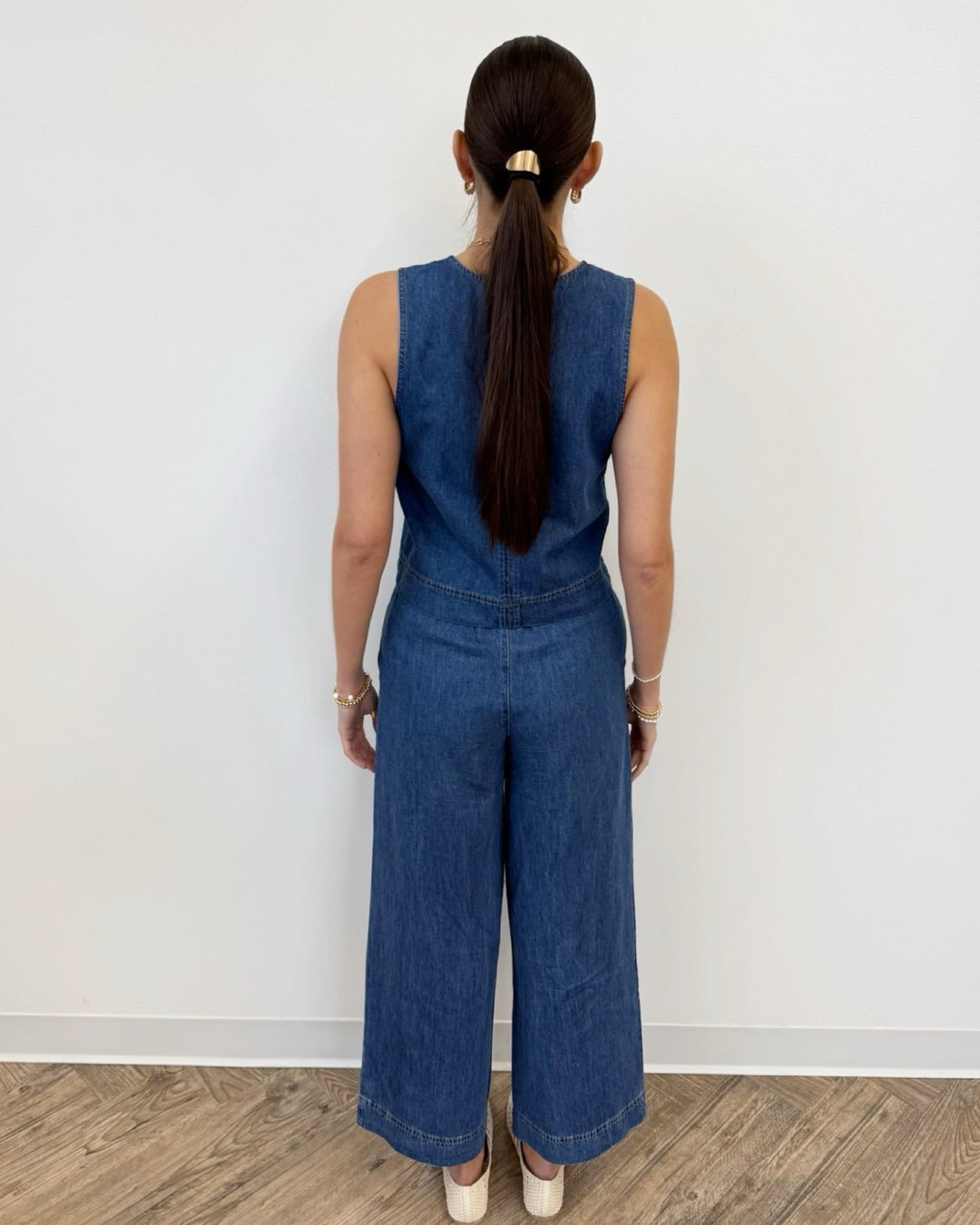 Z Supply Daycation Denim Utility Pantcropped denim