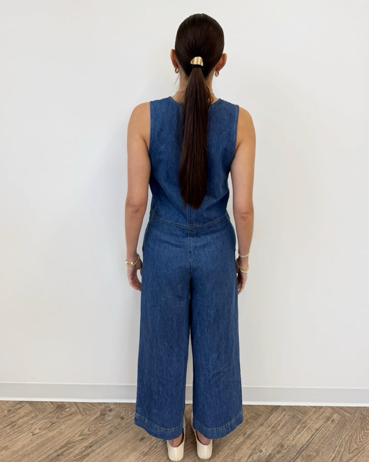 Z Supply Daycation Denim Utility Pantcropped denim