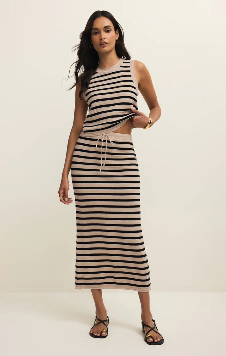 Z Supply Emori Striped Skirtmidi skirt
