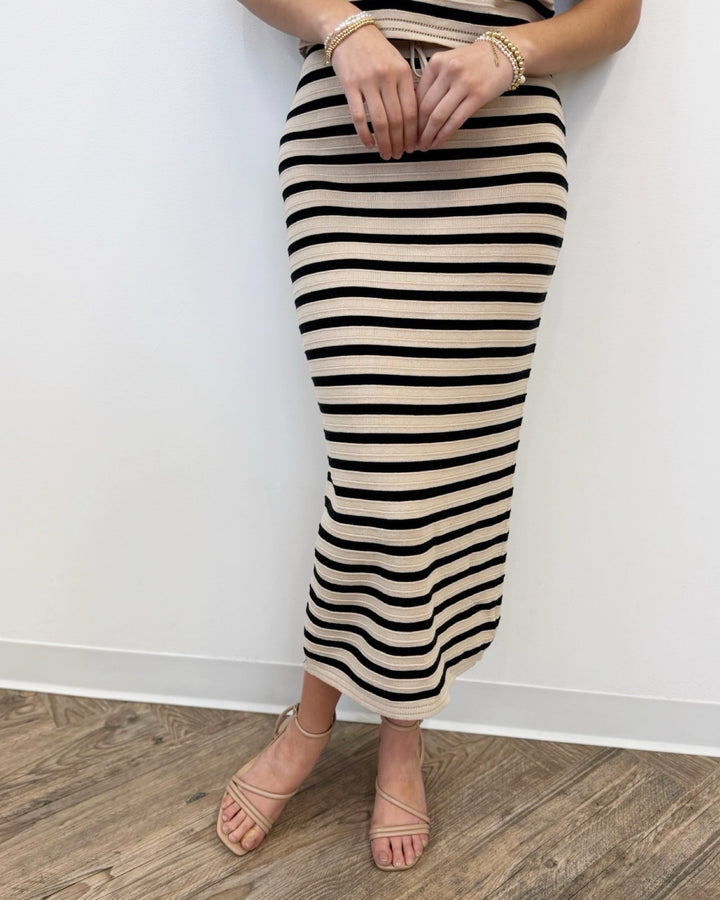 Z Supply Emori Striped Skirtmidi skirt
