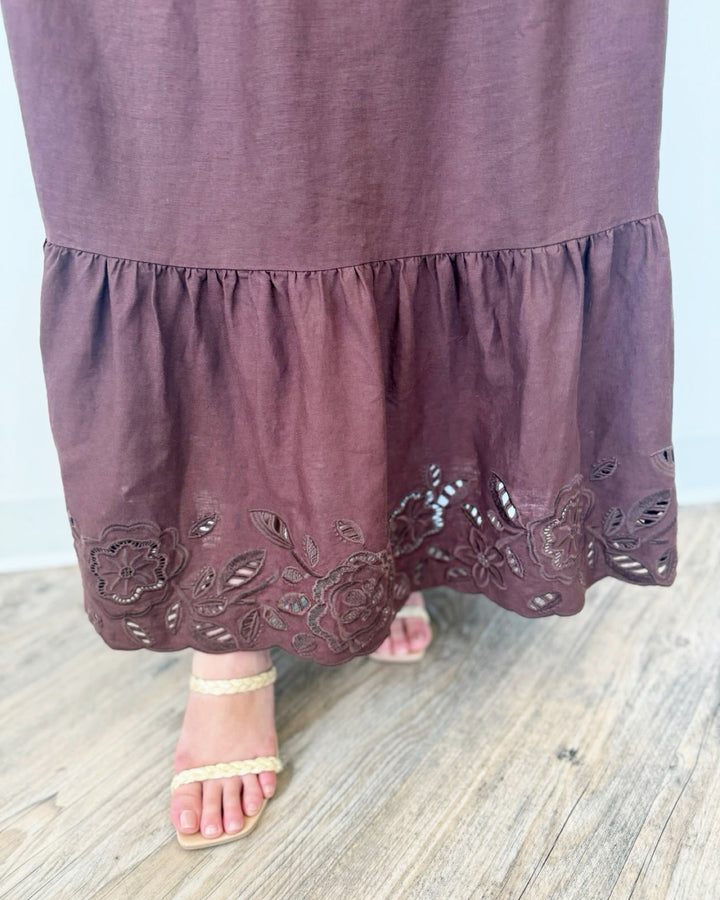 Z Supply Esti Embroidered Maxi Dressmaxi dress