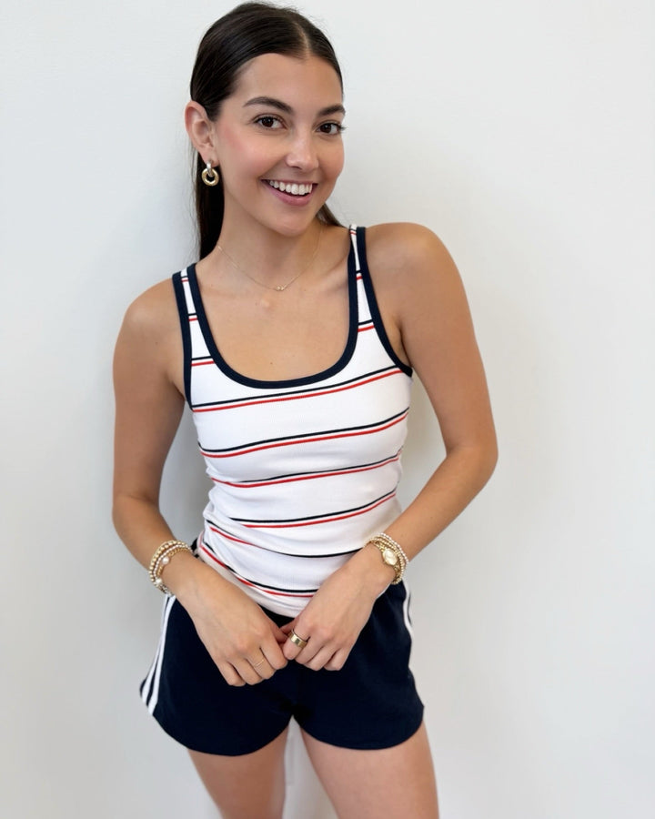 Z Supply Fisher Striped Rib Tanktank top