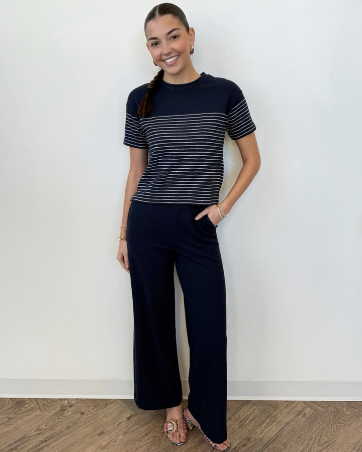 Z Supply Harbor Striped Shirtshort sleeve top