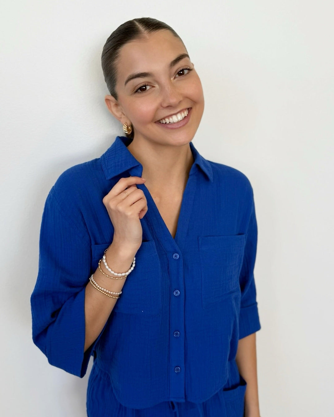 Z Supply Helena Airy Gauze Button Upbutton down shirt