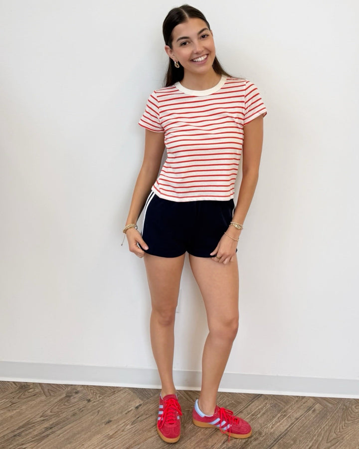 Z Supply Junie Striped Teetee shirt