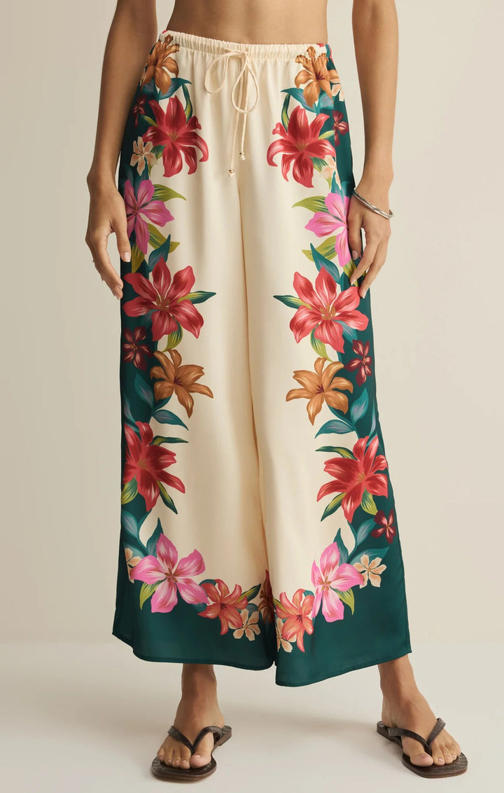 Z Supply Lani Floral Pantpull on pant