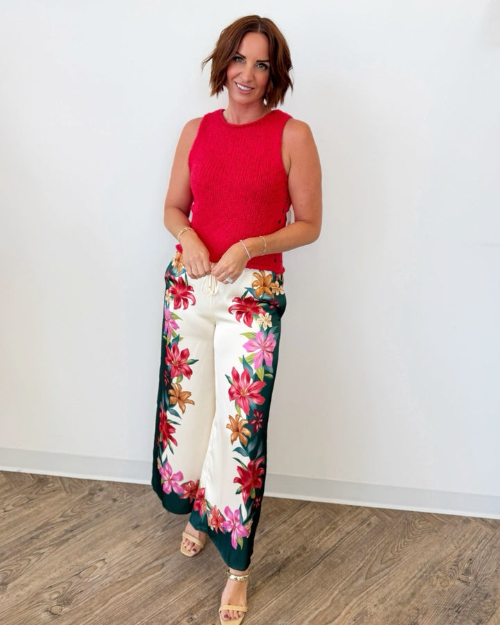 Z Supply Lani Floral Pantpull on pant